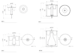 XA17 - 17ml Pipet Kalibrasyonu için Adaptör